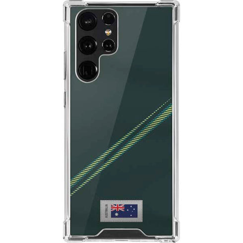 Australia Soccer Flag Galaxy S22 Ultra Clear Case